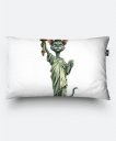 Подушка прямокутна Кішка Орієнтальна  Statue Of Liberty