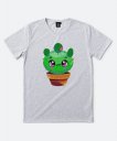 Чоловіча футболка Зелений кактус