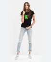 Жіноча футболка малиш зелений кактусик 