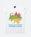 Жіноча футболка Dragon saves Ukraine