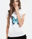 Жіноча футболка Blue butterfly