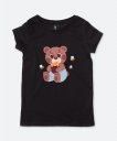 Жіноча футболка милий ведмедик