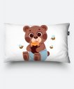 Подушка прямокутна милий ведмедик