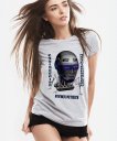 Жіноча футболка Robot, Engineering,Innovation,Nanotechnology. (Робот, Машинобудування, іновації, нанотехнолонії)