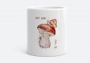 Чашка Білий гриб, равлик та павук / White mushroom, snail, and spider