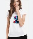 Жіноча футболка Абстрактне обличчя дівчини