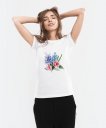 Жіноча футболка Весняний букет квітів
