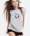 Жіноча футболка Абстракція котячої мордочки