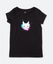 Жіноча футболка Абстракція котячої мордочки