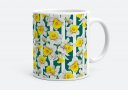Чашка Daffodils flowers pattern