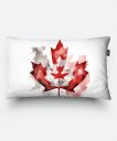 Подушка прямокутна Прапор Канади