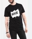 Чоловіча футболка Напис "ROCK"
