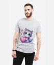 Чоловіча футболка Котик з серцем