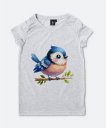 Жіноча футболка Пташка на гілці