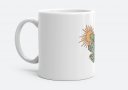 Чашка Квітучий кактус під сонцем / Blooming cactus under the sun