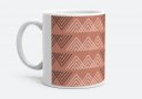 Чашка Стилізовані гори - Трикутний орнамент / Stylized Mountains - Triangles Ornament