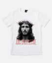 Чоловіча футболка Jesus loves everyone_ (Ісус любить всіх)