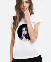 Жіноча футболка Арт портрет дівчини