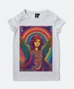 Жіноча футболка Кольоровий ангел