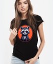 Жіноча футболка Маленький пухнастий єнот
