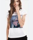Жіноча футболка Аніме дівчина-кіборг