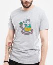 Чоловіча футболка Крыс с гантелями