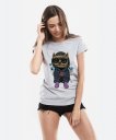 Жіноча футболка Йорк в очечях пикселях