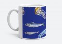 Чашка Sea animals pattern