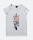 Жіноча футболка Месяц с перьями и стрелой