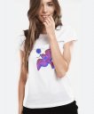 Жіноча футболка Purple bird