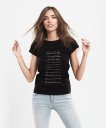 Жіноча футболка Любовь-Ненависть (Black)