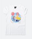 Жіноча футболка summer girl bicycle