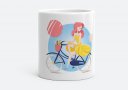 Чашка summer girl bicycle
