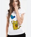 Жіноча футболка Желтый кот