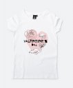 Жіноча футболка Valentine's Day Flamingo
