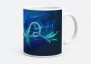 Чашка Морские драконы