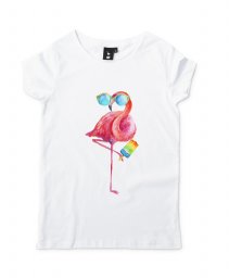 Жіноча футболка Cool flamingo
