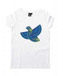 Жіноча футболка Вільний птах (синій)