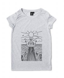 Жіноча футболка Девушка и солнце