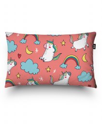 Подушка прямокутна Happy Unicorns