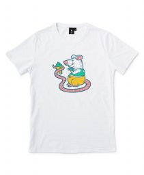 Чоловіча футболка Крыс с гантелями