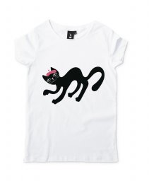 Жіноча футболка грациозный кот француз