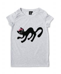 Жіноча футболка грациозный кот француз