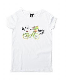 Жіноча футболка Life is a lovely ride