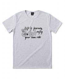 Чоловіча футболка Life is a journey, enjoy your own ride