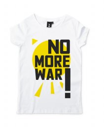 Жіноча футболка peace no more war