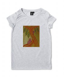 Жіноча футболка дерево с котами