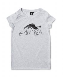 Жіноча футболка Собака и мышь