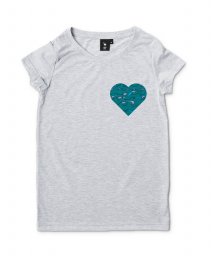 Жіноча футболка С морем в сердце