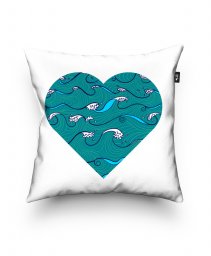 Подушка квадратна С морем в сердце